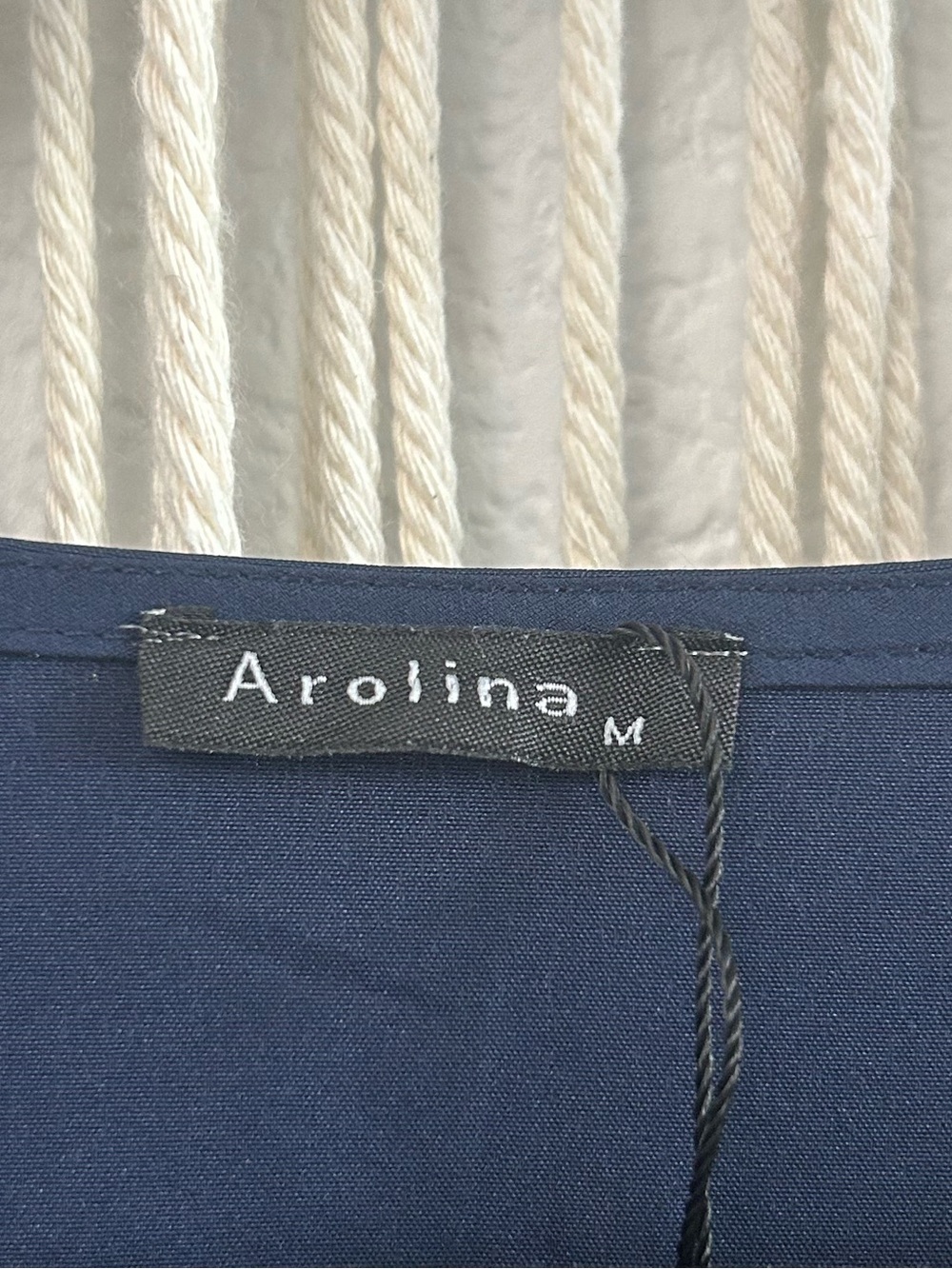 Navy Blue Tiered Babydoll Mini Dress Puff Sleeve Boho Cottagecore V Neck - Picture 8 of 14